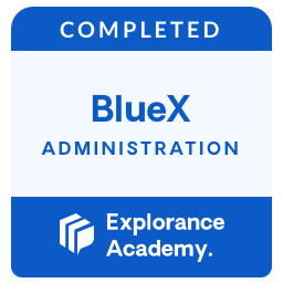 BlueX Admin Training Completion Badge
