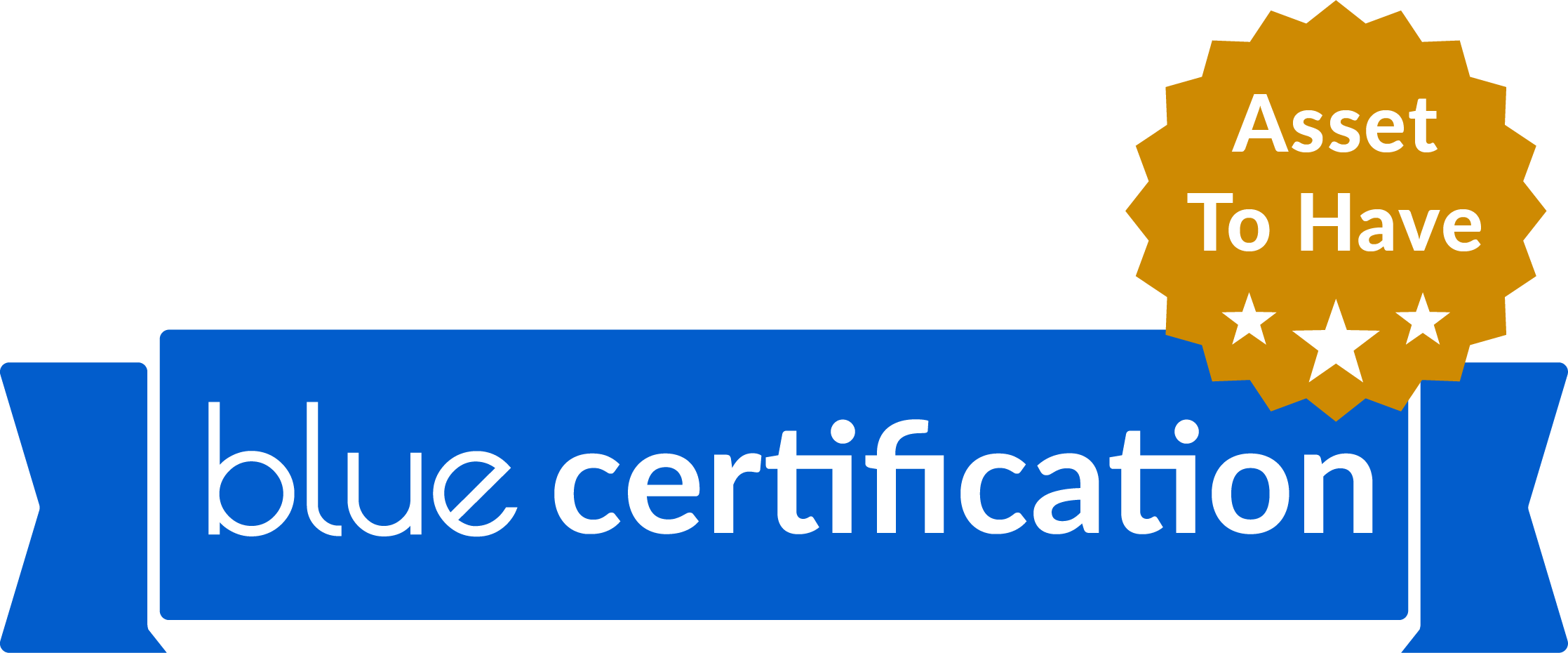Blue certification is an asset